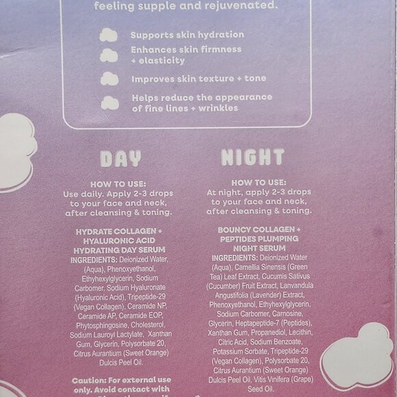 Provence Beauty Hydrate & Bouncy Collagen Day and Night Serum Set - Picture 4 of 4